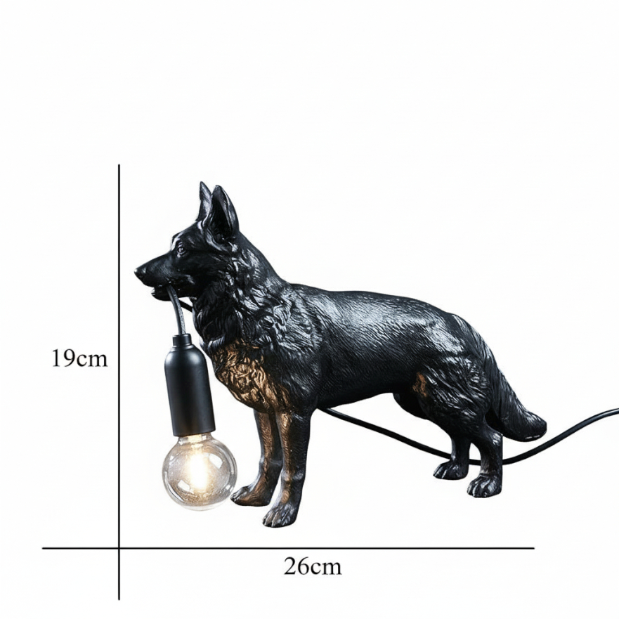 Creative Dog Animal Table Lamp for Home & Café Decor