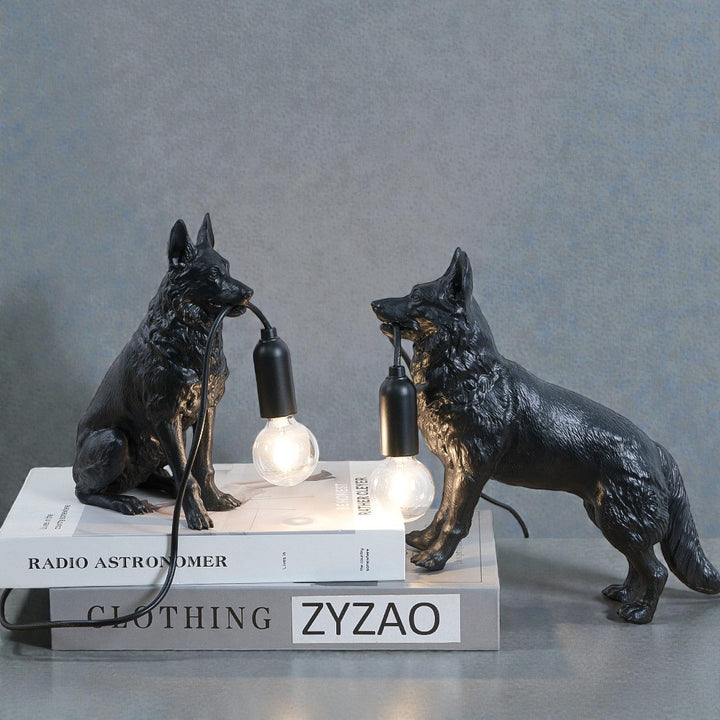 Creative Dog Animal Table Lamp for Home & Café Decor