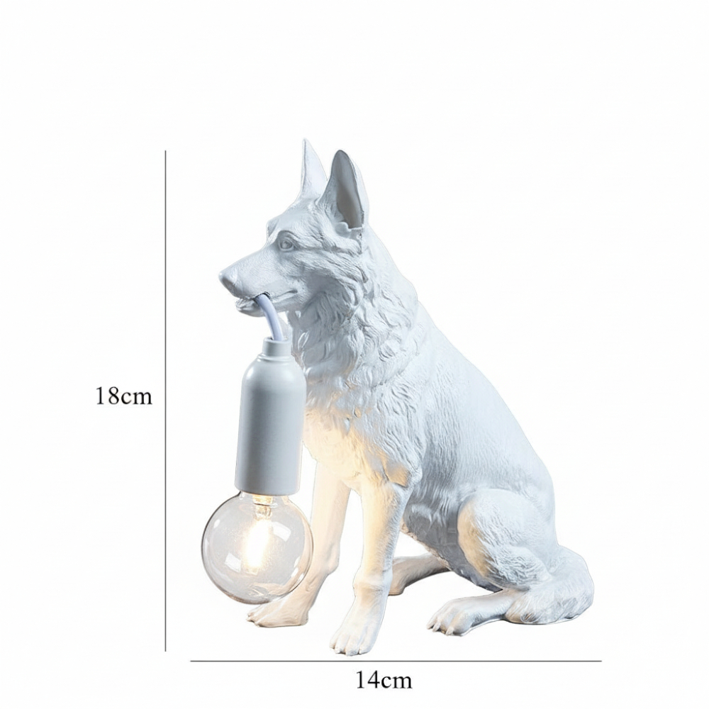 Creative Dog Animal Table Lamp for Home & Café Decor