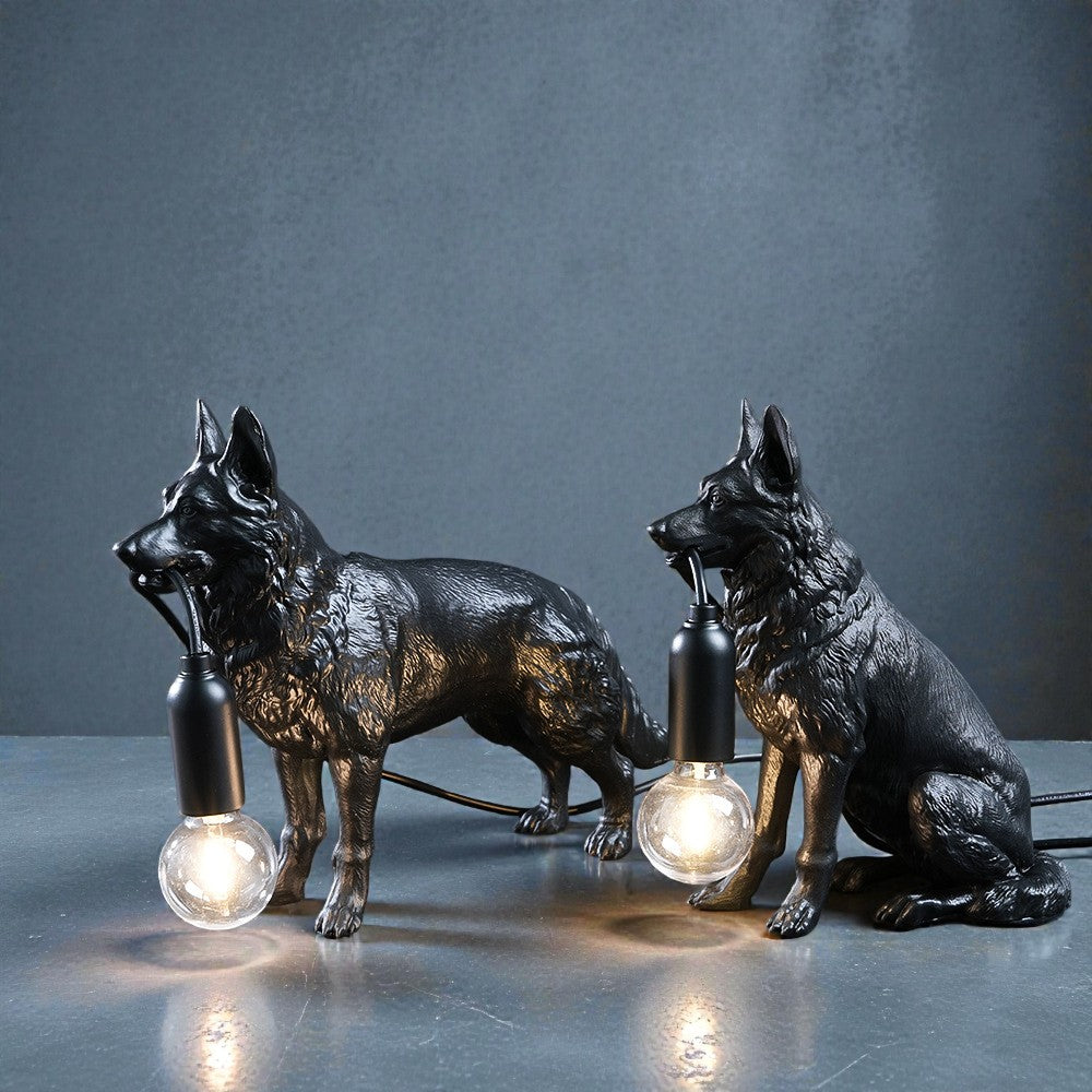 Creative Dog Animal Table Lamp for Home & Café Decor