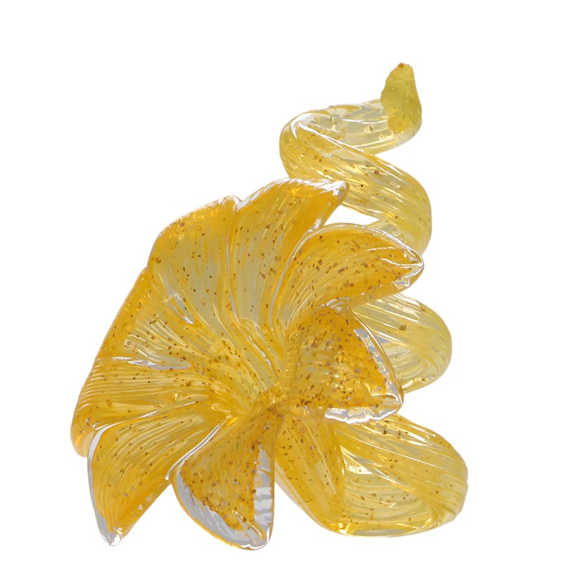 Creative Flower-Shaped Glass Candle Holder