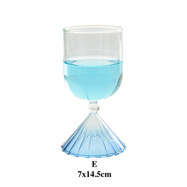 Creative Gradient Dessert Glass Cup for Ice Cream & Cocktail