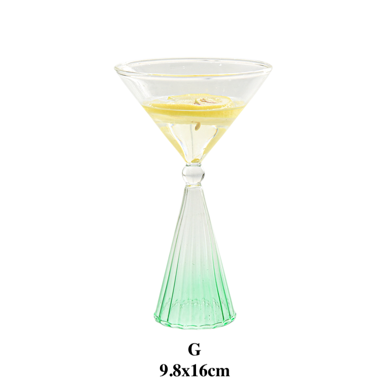 Creative Gradient Dessert Glass Cup for Ice Cream & Cocktail