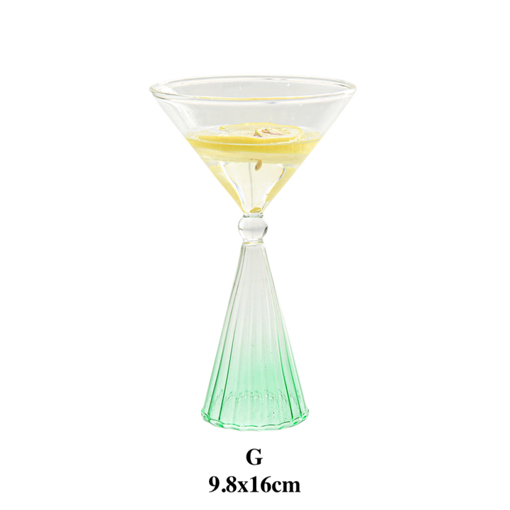 Creative Gradient Dessert Glass Cup for Ice Cream & Cocktail