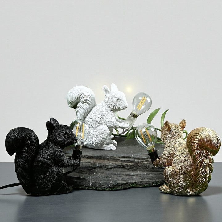 Creative Mini Squirrel Lamp | Table & Bedside Lamp