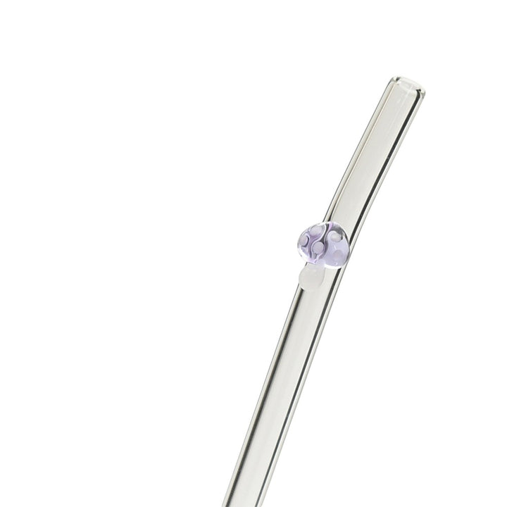 Creative Mushroom Glass Reusable Straws