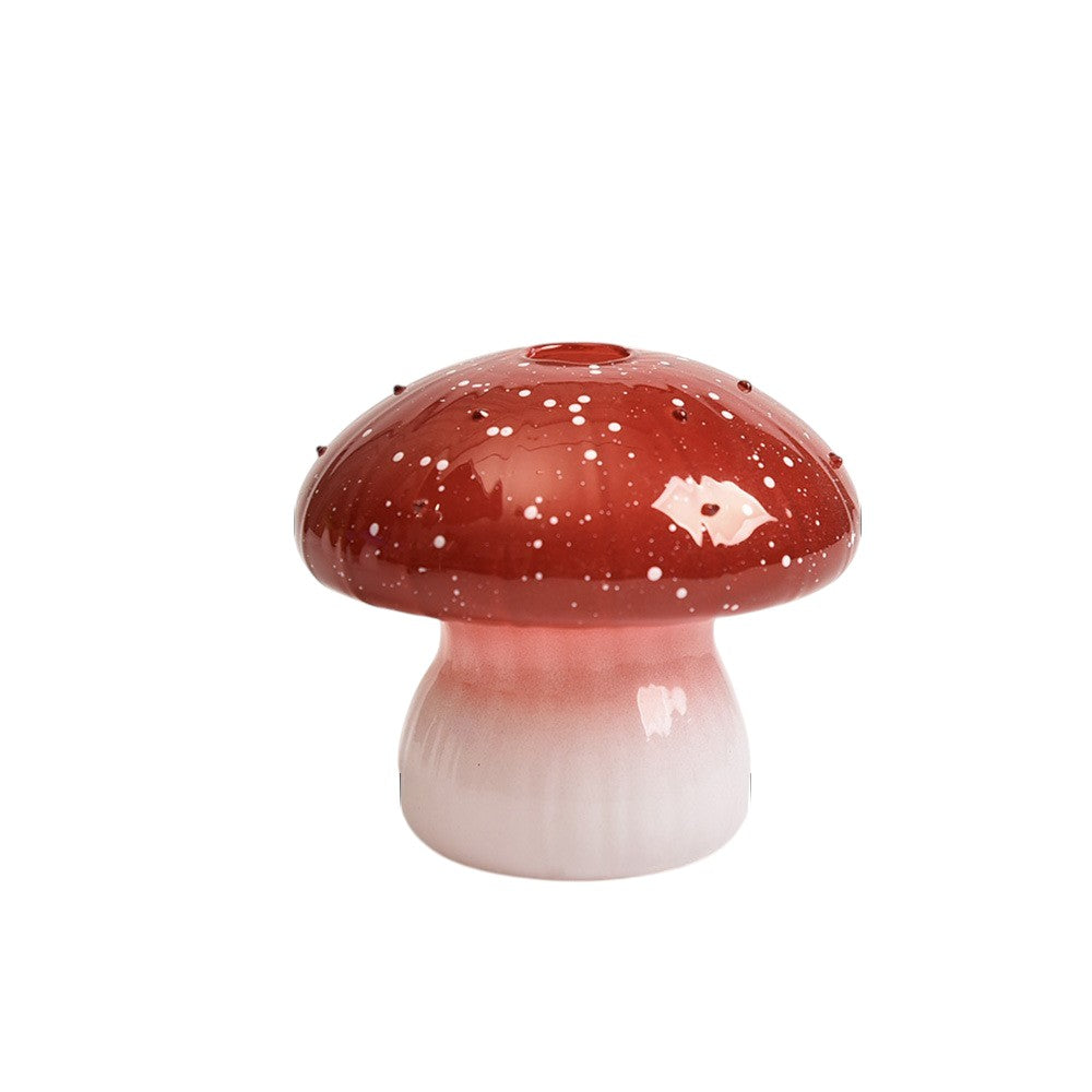 Creative Mushroom Glass Hydroponic Mini Vase