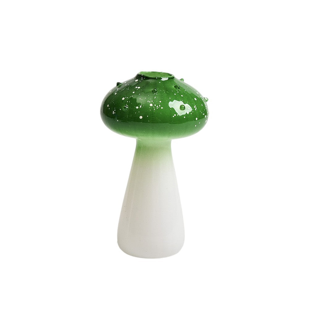 Creative Mushroom Glass Hydroponic Mini Vase