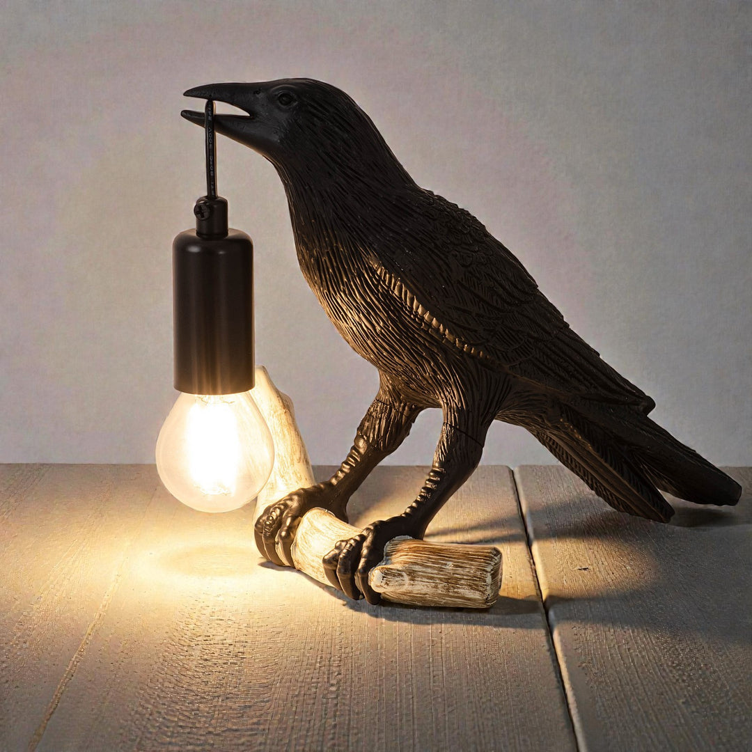 Creative Raven Bird Table Lamp | Accent Night Light