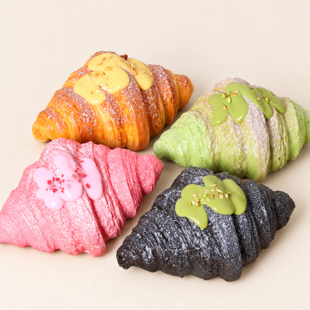 Croissant Slow Rising Squishy Toy – Soft Bread Stress Relief