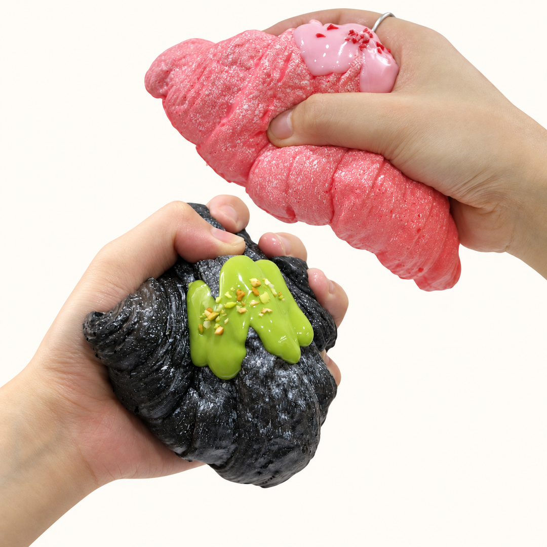 Croissant Slow Rising Squishy Toy – Soft Bread Stress Relief
