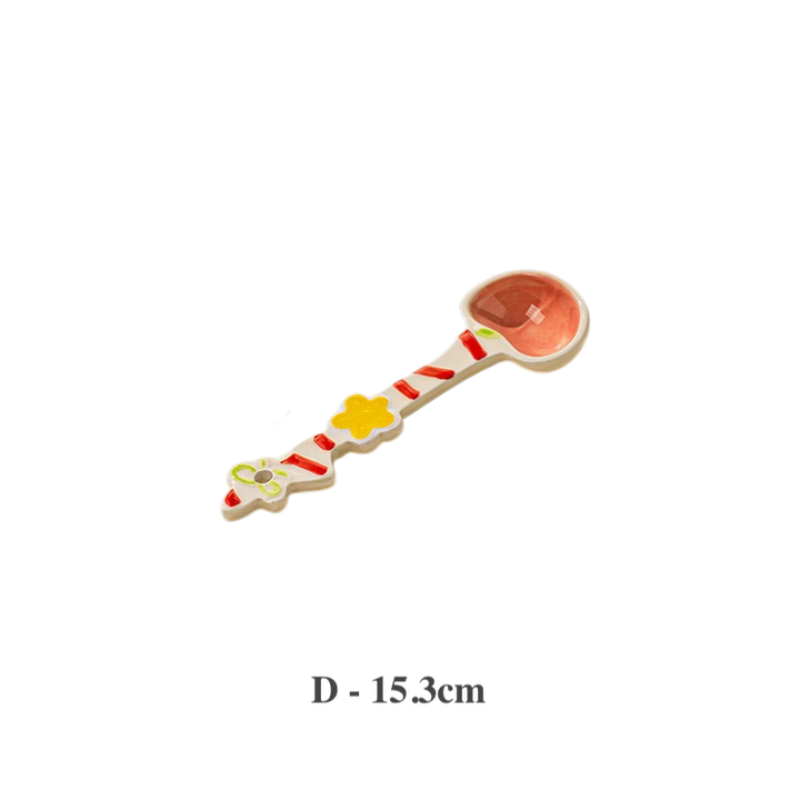 Cute Ceramic Spoon – Fruit Series Dessert Spoon