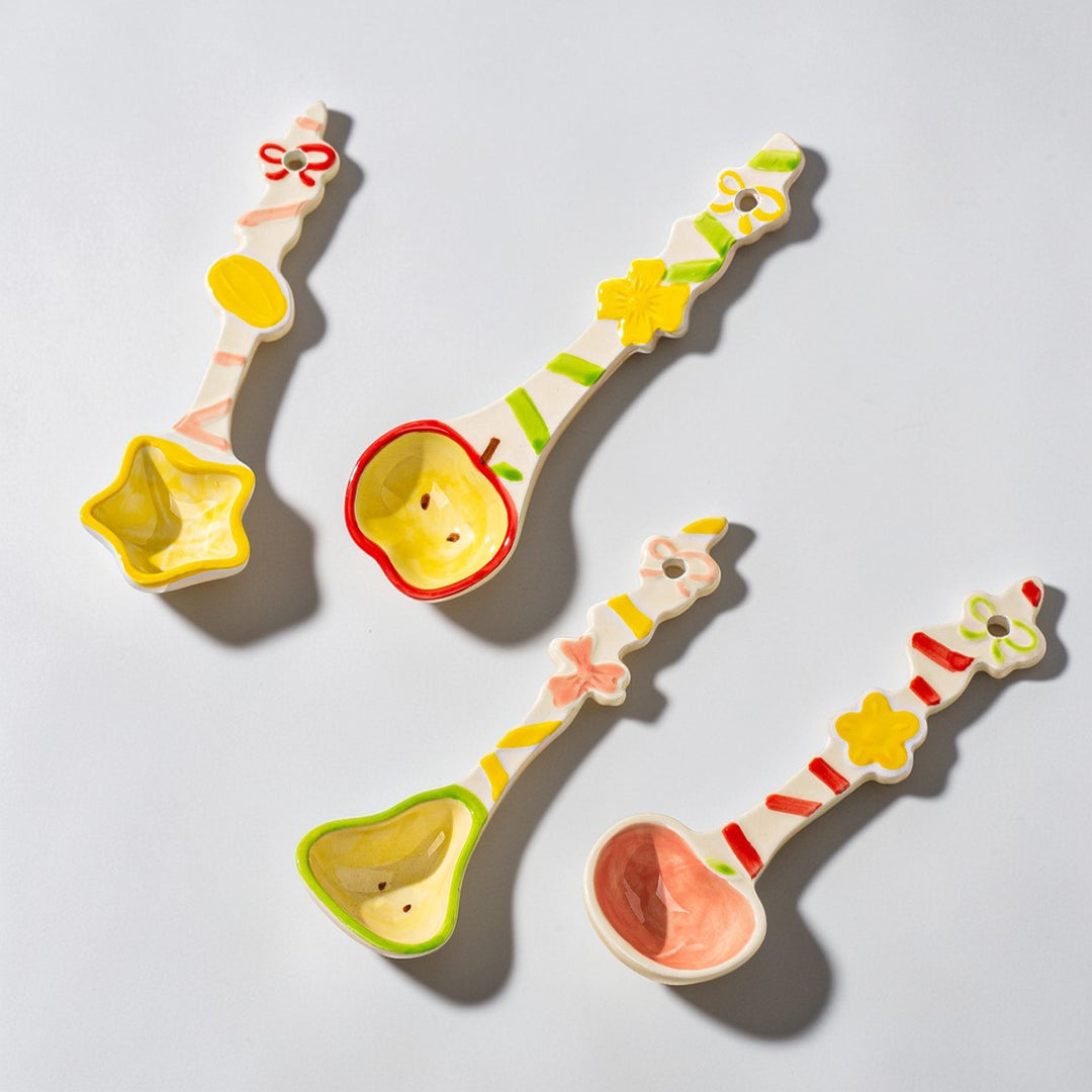 Cute Ceramic Spoon – Fruit Series Dessert Spoon