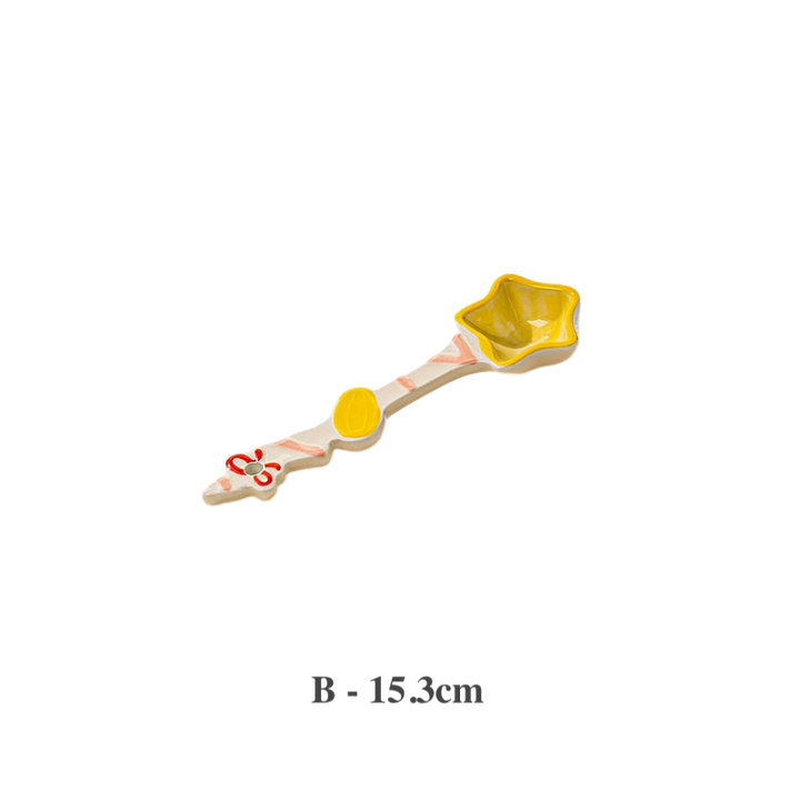 Cute Ceramic Spoon – Fruit Series Dessert Spoon