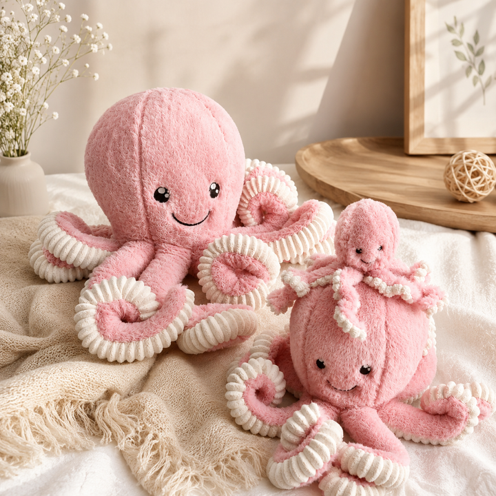 Cute Octopus Plush Toy Soft Stuffed Sea Animal Doll