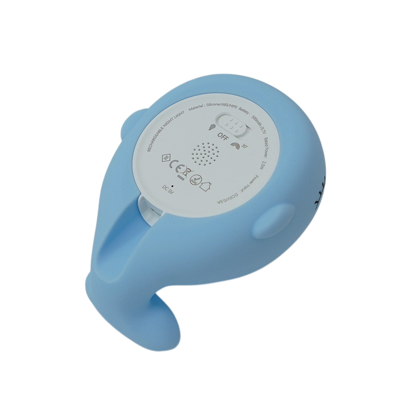 Cute Whale Silicone Night Light Lamp