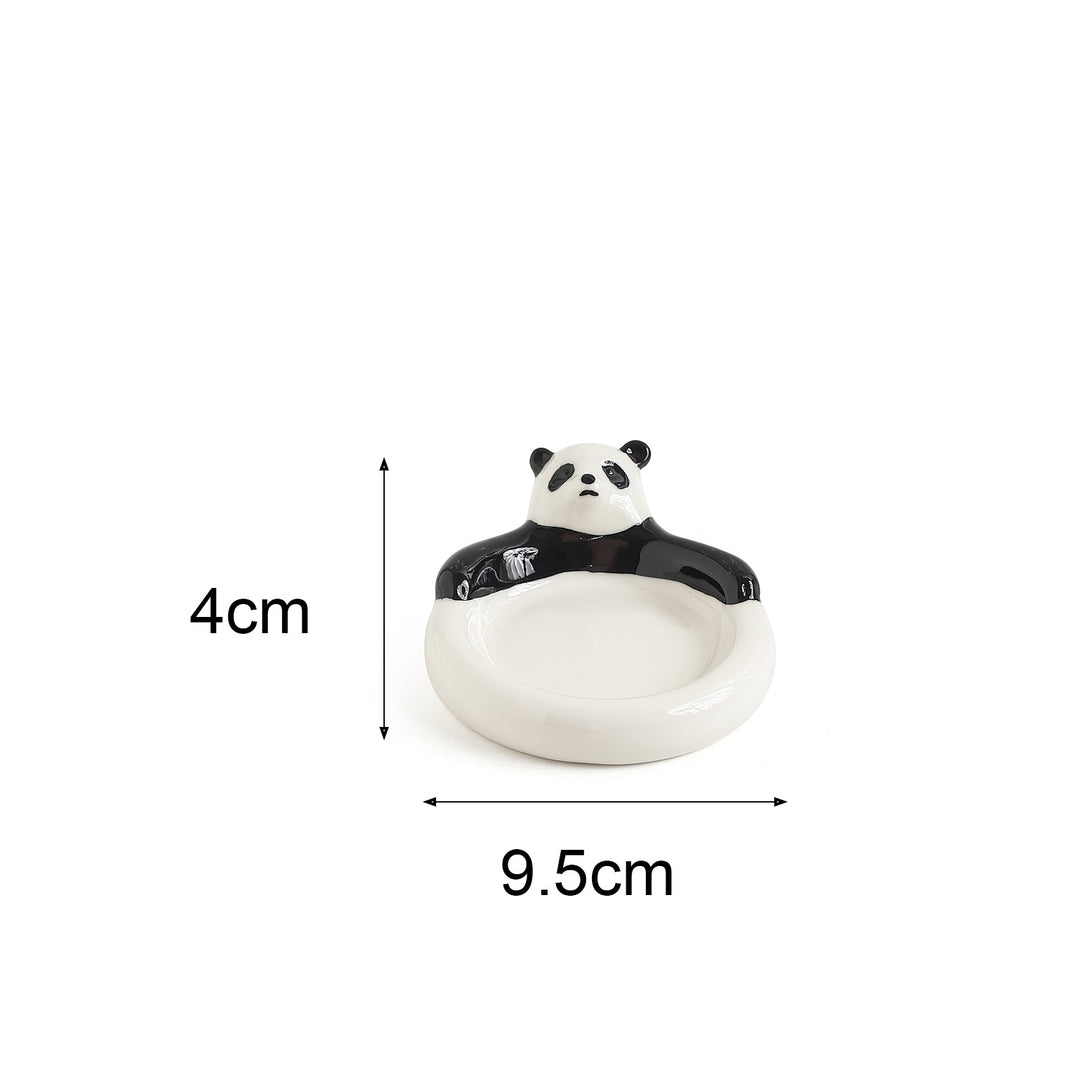 Cute Animal Ceramic Dipping Dish | Cartoon Sauce Plate