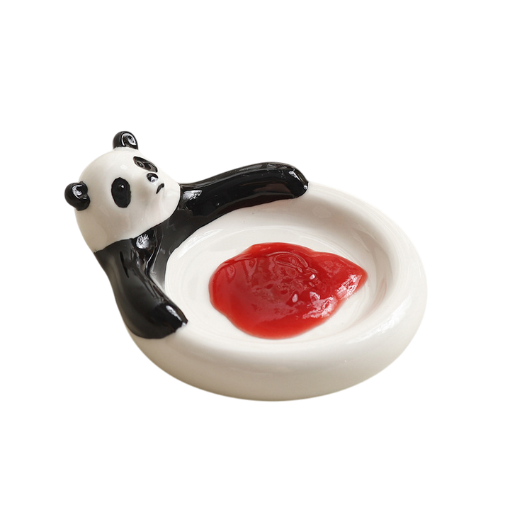 Cute Animal Ceramic Dipping Dish | Cartoon Sauce Plate