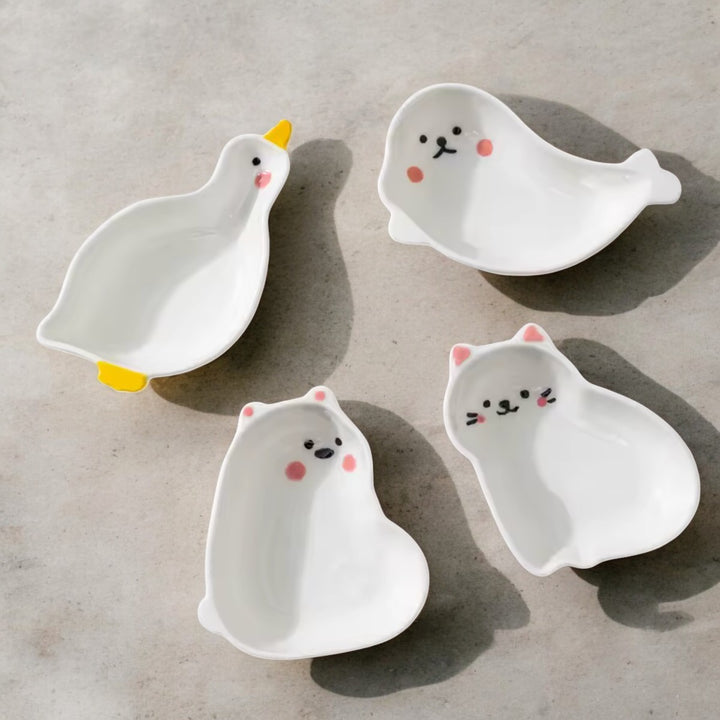 Cute Animal Ceramic Tiny Plate Dish