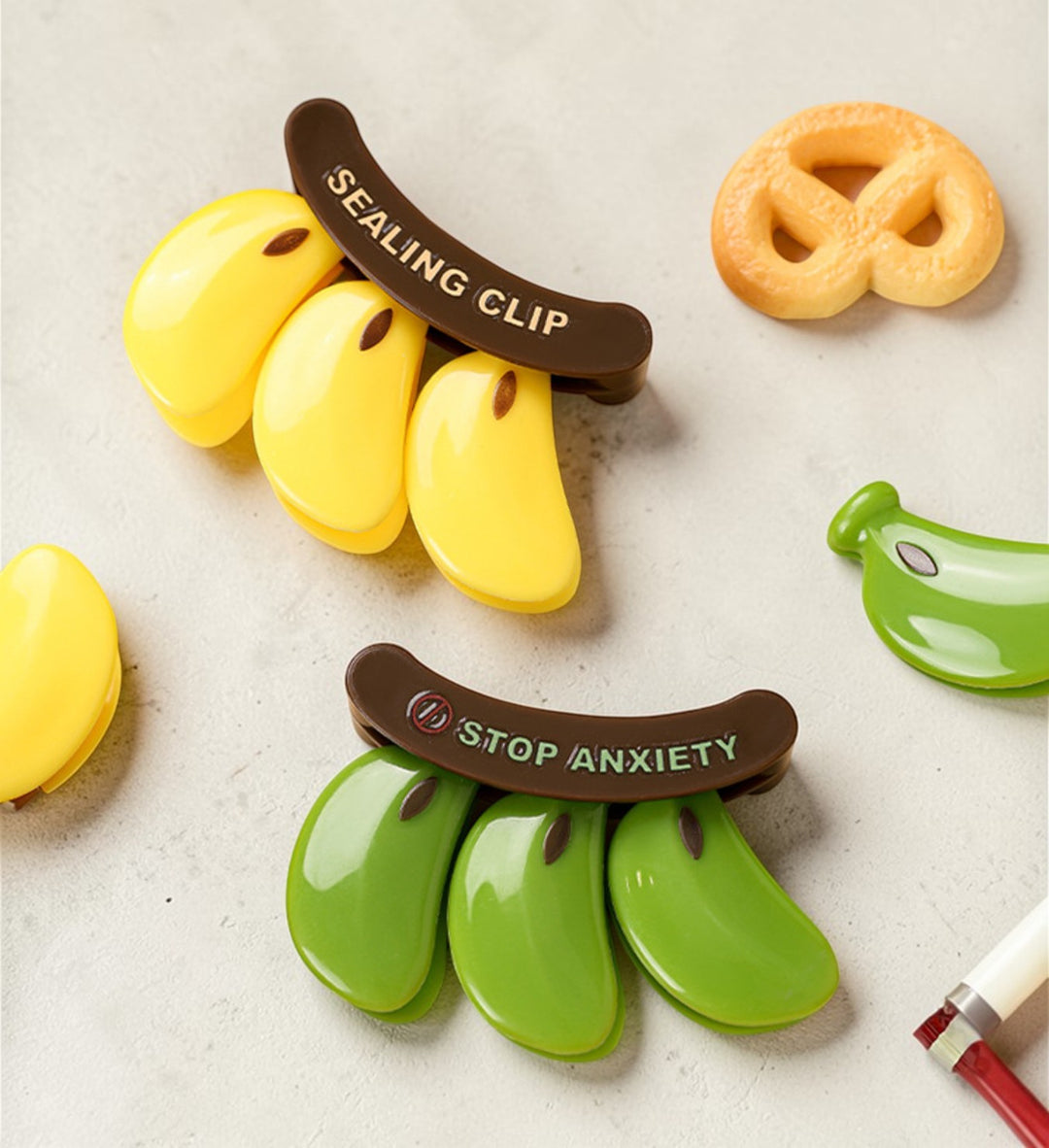 Cute Banana Sealing Clip – Magnetic Snack Bag Clip