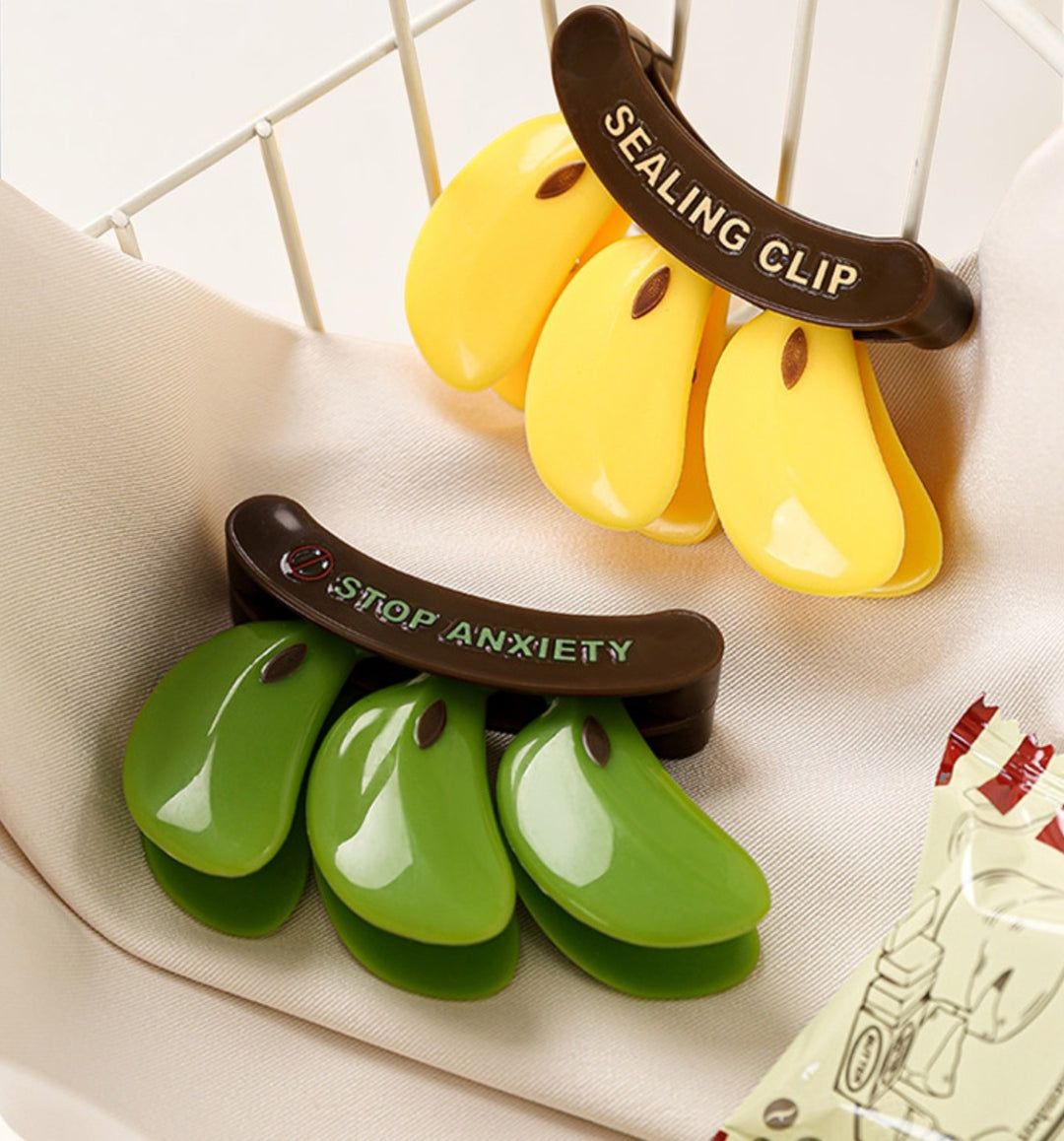Cute Banana Sealing Clip – Magnetic Snack Bag Clip