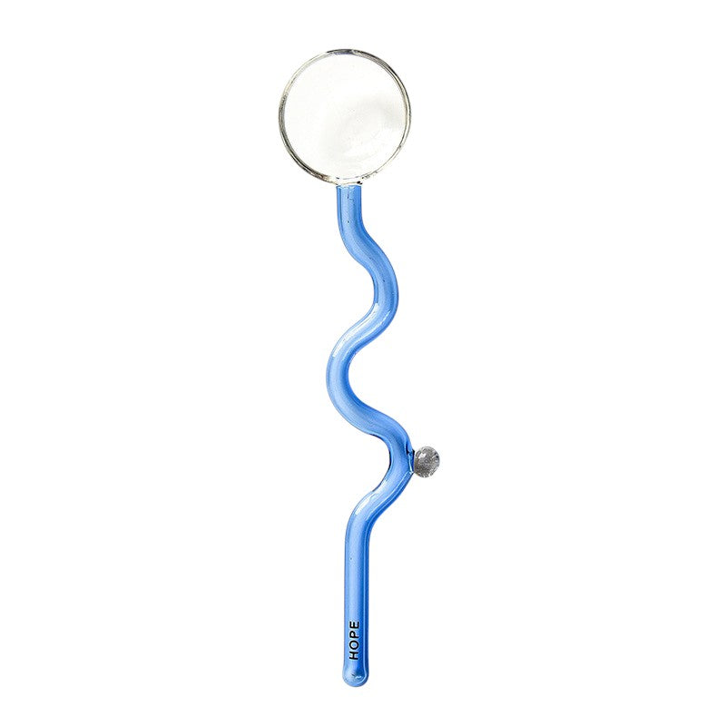 Cute Candy-Colored Stirring Glass Spoon