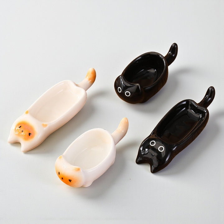 Cute Ceramic Cat Dish – Sauce & Seasoning Plate
