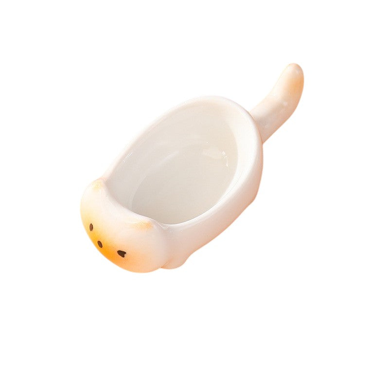 Cute Ceramic Cat Dish – Sauce & Seasoning Plate