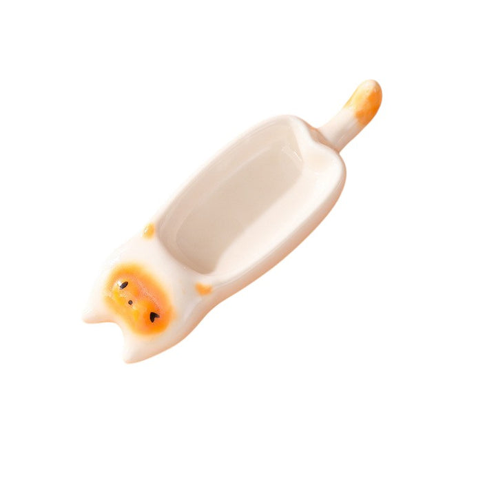 Cute Ceramic Cat Dish – Sauce & Seasoning Plate