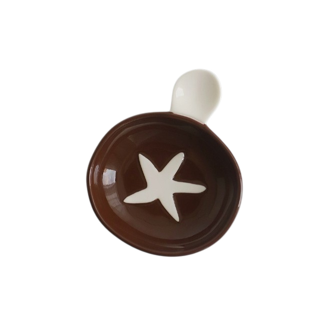 Cute Ceramic Sauce Dish – Cartoon Mini Snack Plate for Dips 