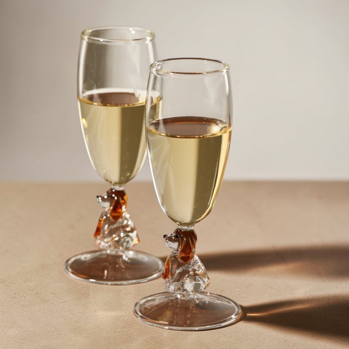 Cute Dog Stem Glass – Creative Champagne &amp; Cocktail Glass