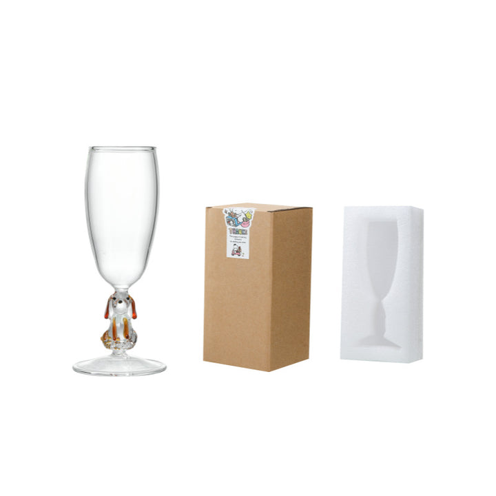 Cute Dog Stem Glass – Creative Champagne &amp; Cocktail Glass