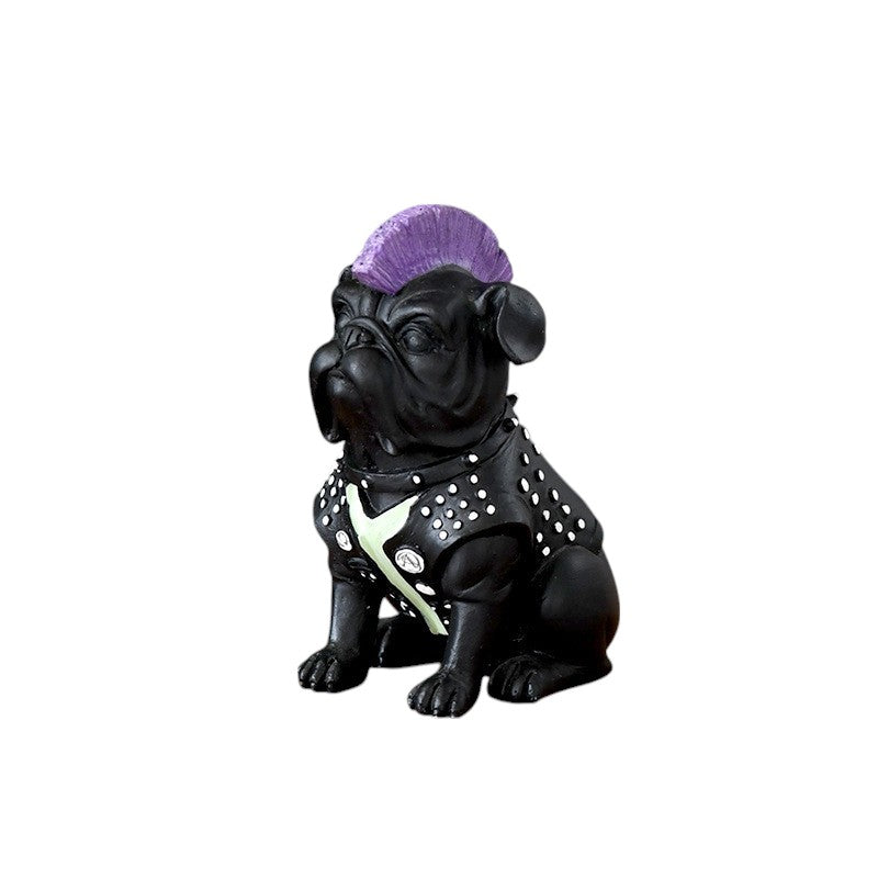 Cute French Bulldog Resin Figurine