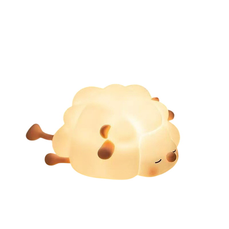 Cute Sheep Touch Night Light – Soft Glow Bedside Lamp