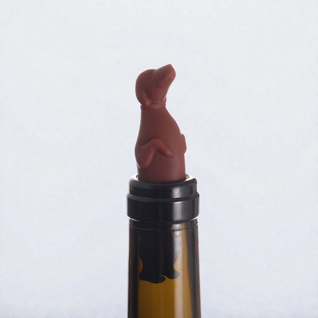 Dachshund Wine Bottle Stopper | Champagne & Red Wine Sealer