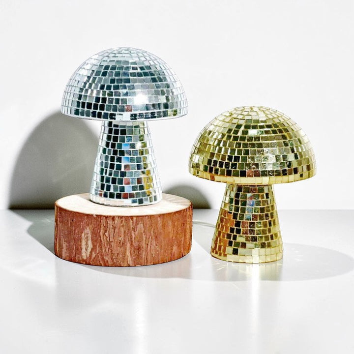 Disco Mushroom Mirror Decor - Creative Ornament
