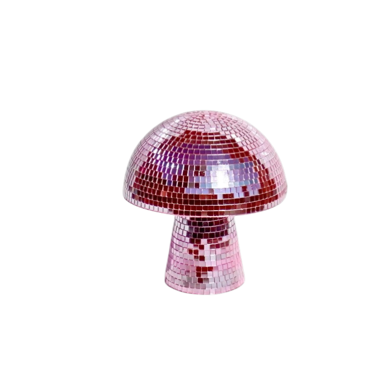Disco Mushroom Mirror Decor - Creative Ornament