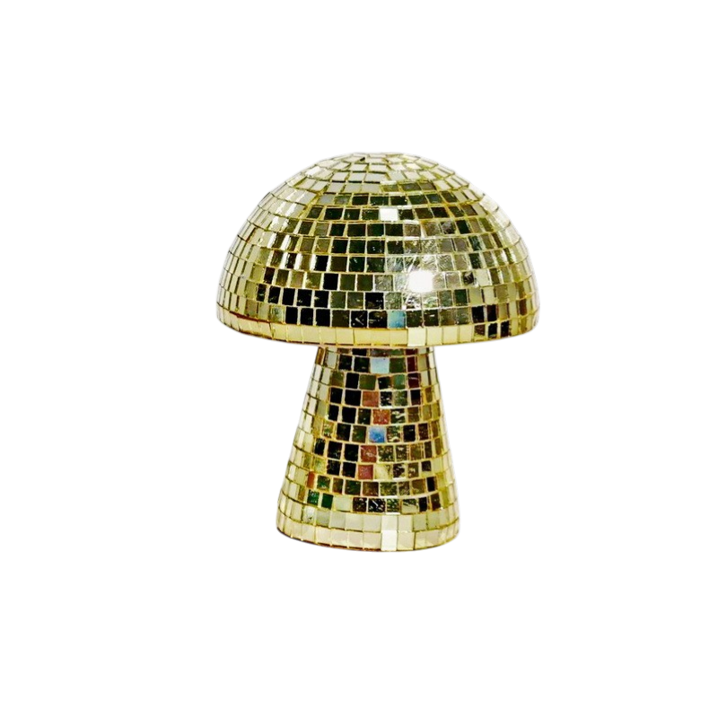 Disco Mushroom Mirror Decor - Creative Ornament