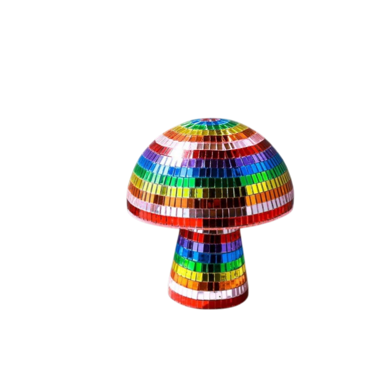 Disco Mushroom Mirror Decor - Creative Ornament