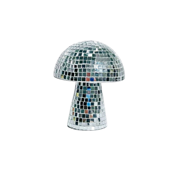Disco Mushroom Mirror Decor - Creative Ornament