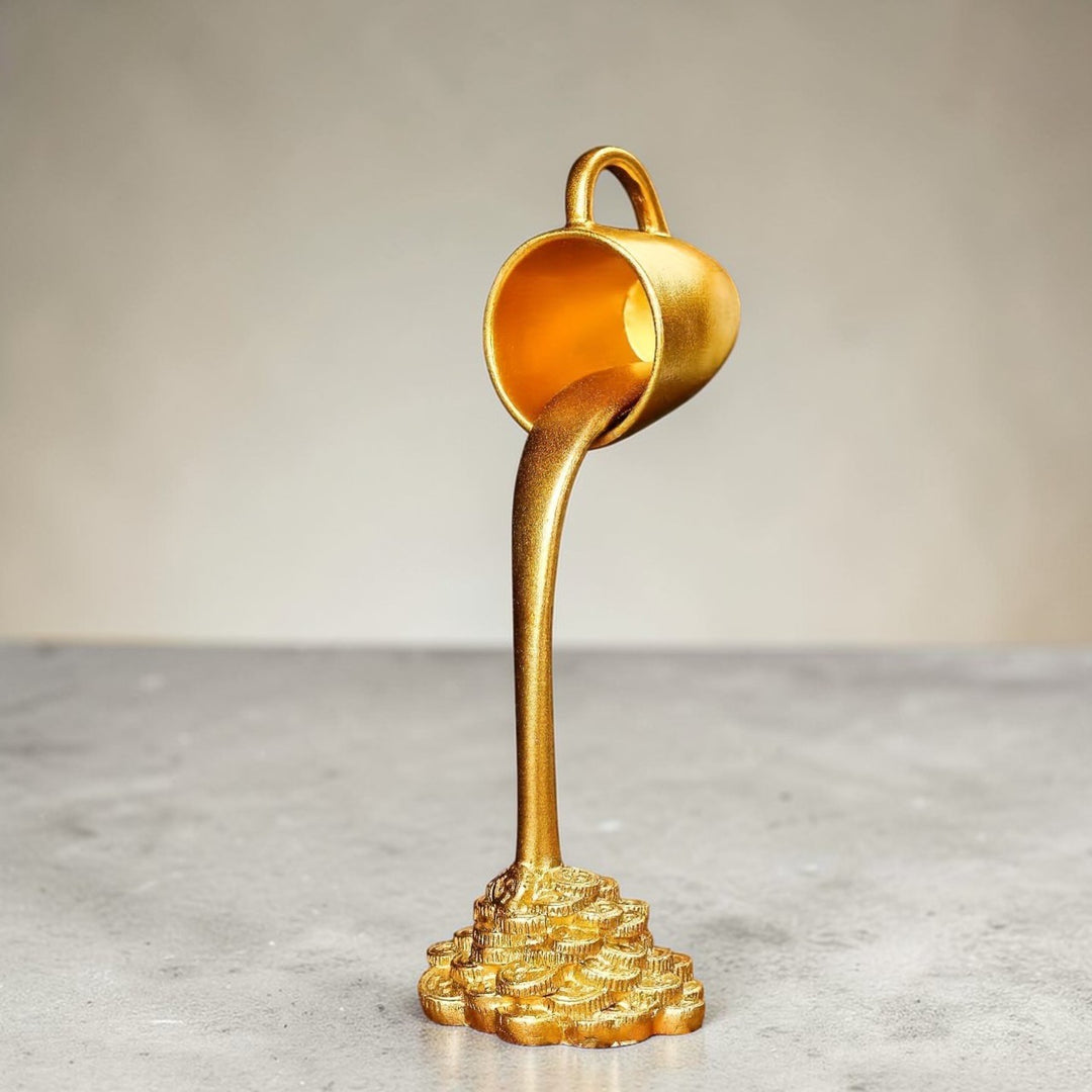 Floating Coffee Cup Decor - Creative Resin Ornament