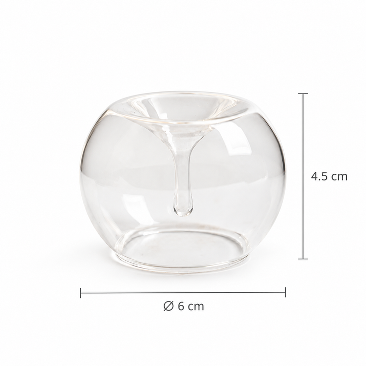 Glass Incense Holder – Round Minimalist Stick Burner