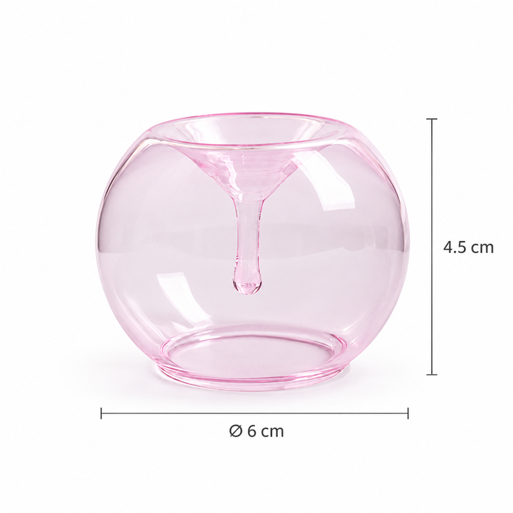 Glass Incense Holder – Round Minimalist Stick Burner