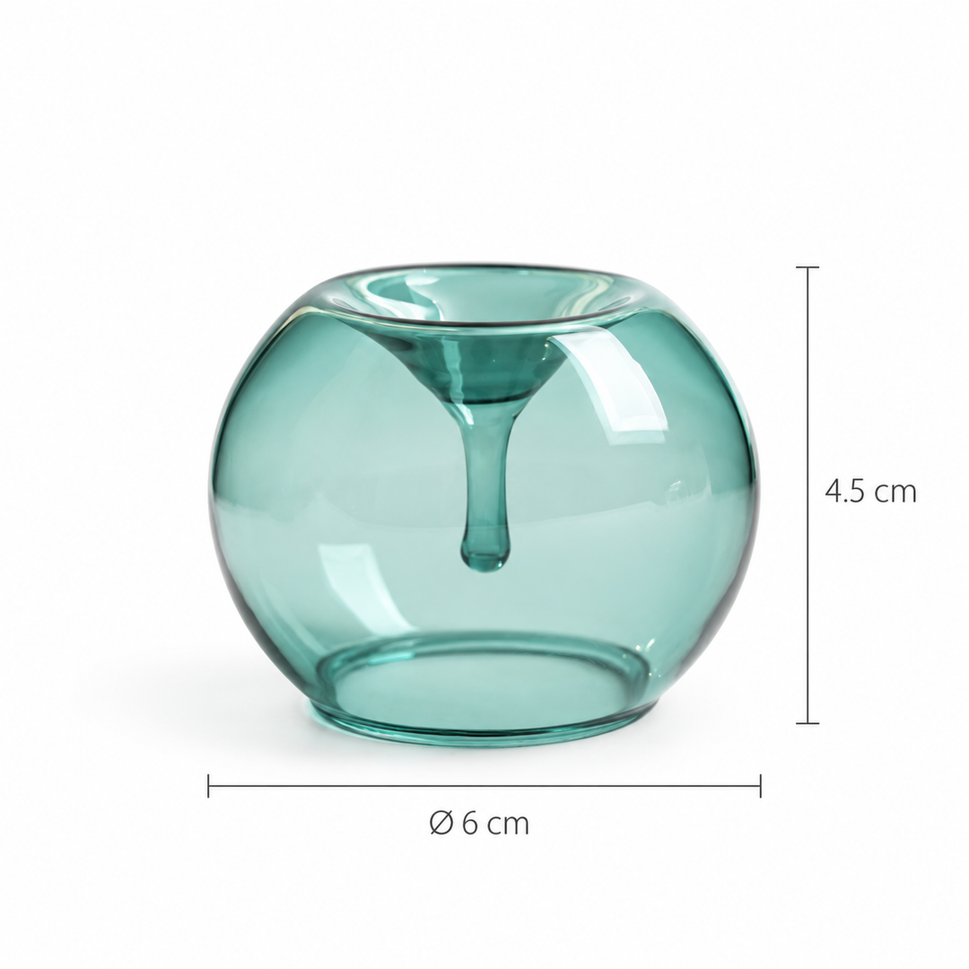 Glass Incense Holder – Round Minimalist Stick Burner