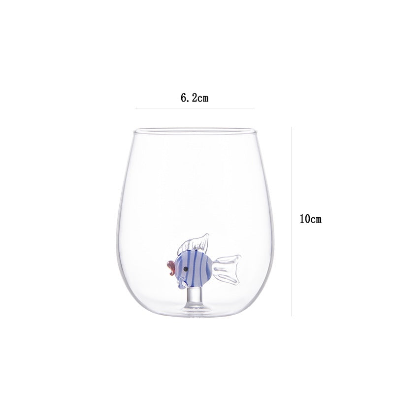 High Borosilicate 3D Animal Cartoon Glass Cup