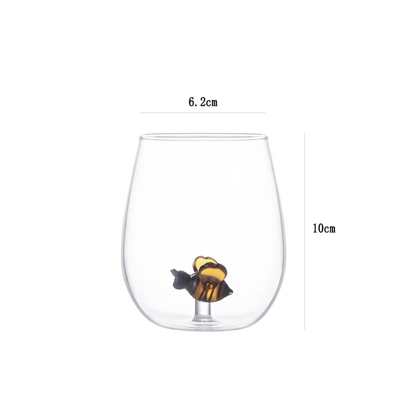 High Borosilicate 3D Animal Cartoon Glass Cup