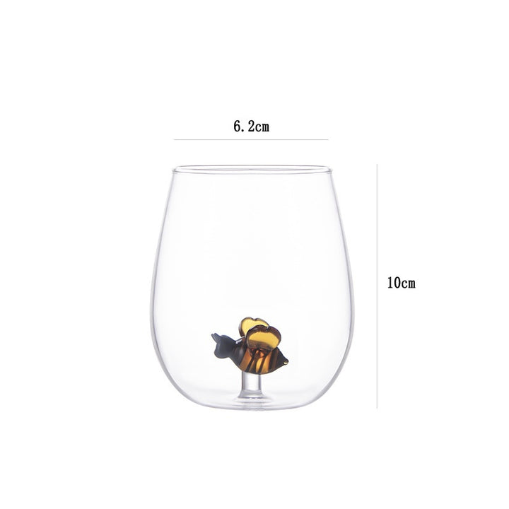 High Borosilicate 3D Animal Cartoon Glass Cup