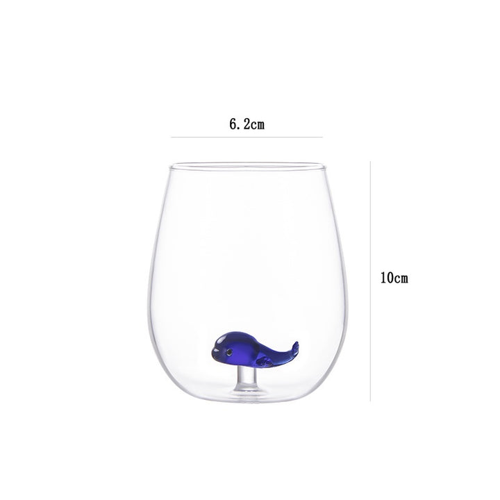 High Borosilicate 3D Animal Cartoon Glass Cup