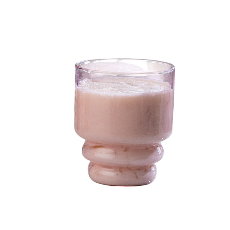 High Borosilicate Colored Glass Stackable Coffee & Tea Cups