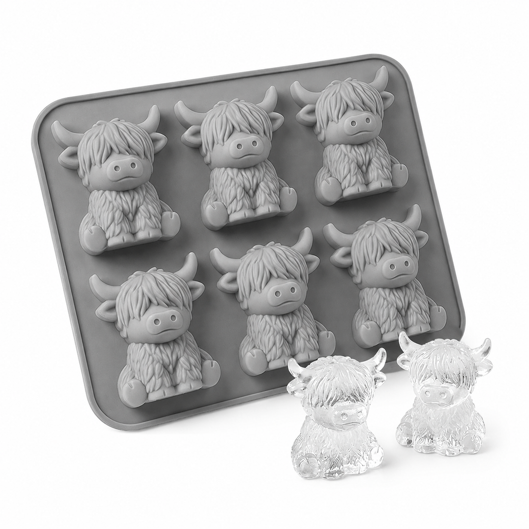 Highland Cow Silicone Ice Cube Mold